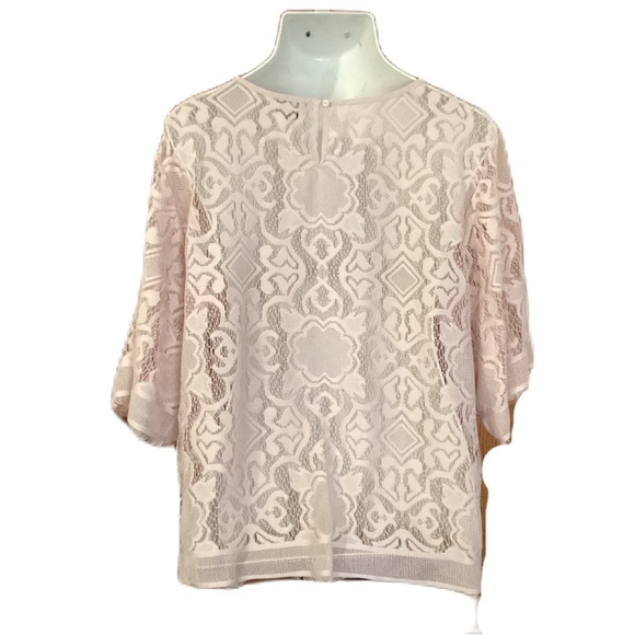 Blush lace top. 2X - Picture 2 of 2